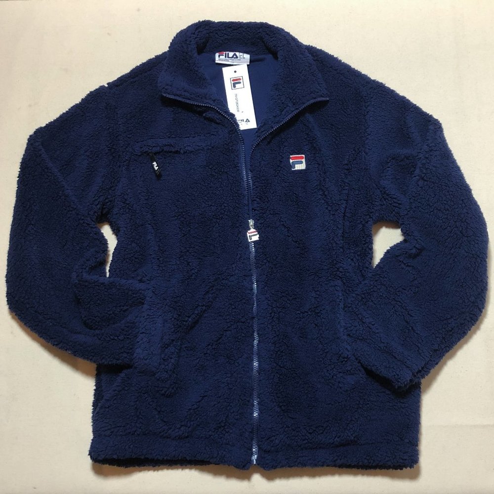 Fila Bridgewater sherpa fleece jacket NWT